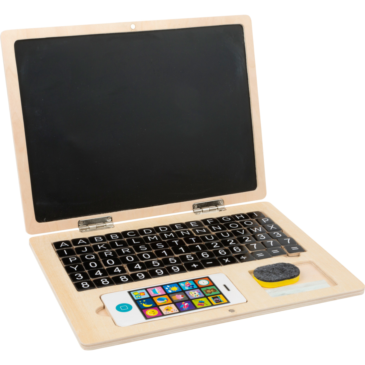 Wooden Laptop With Magnet Board