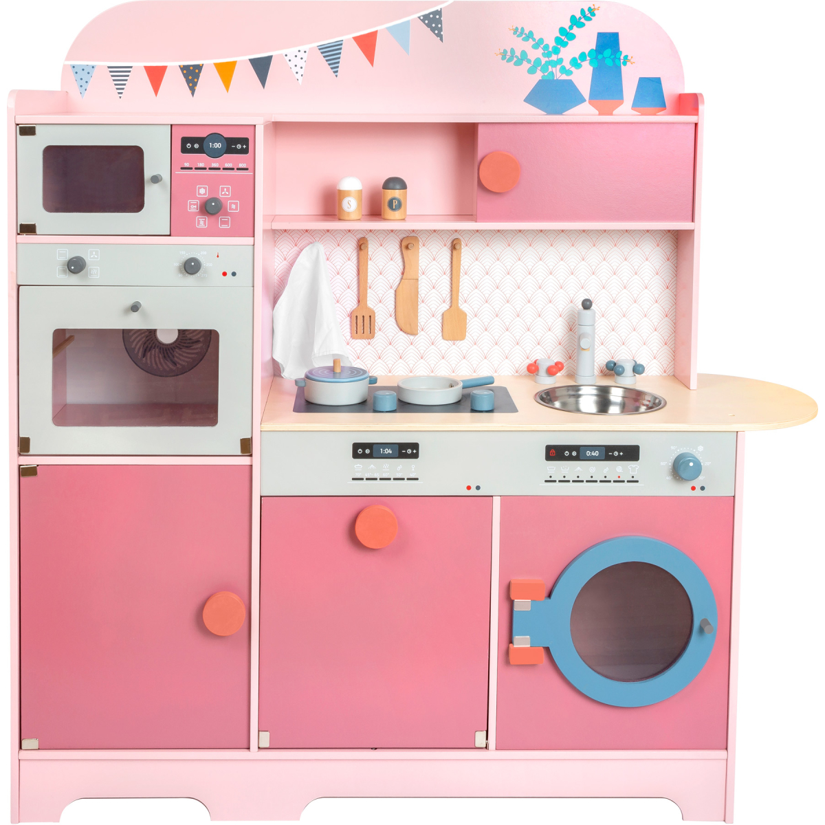 Children S Play Kitchen Gourmet Pink