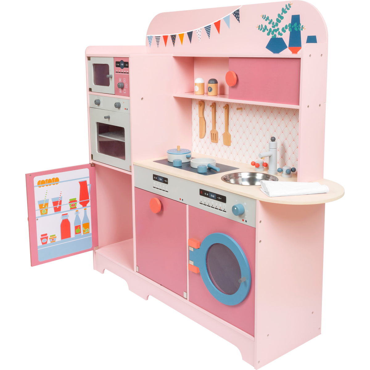 Children S Play Kitchen Gourmet Pink