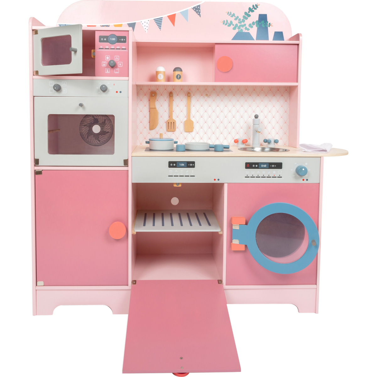 Children S Play Kitchen Gourmet Pink