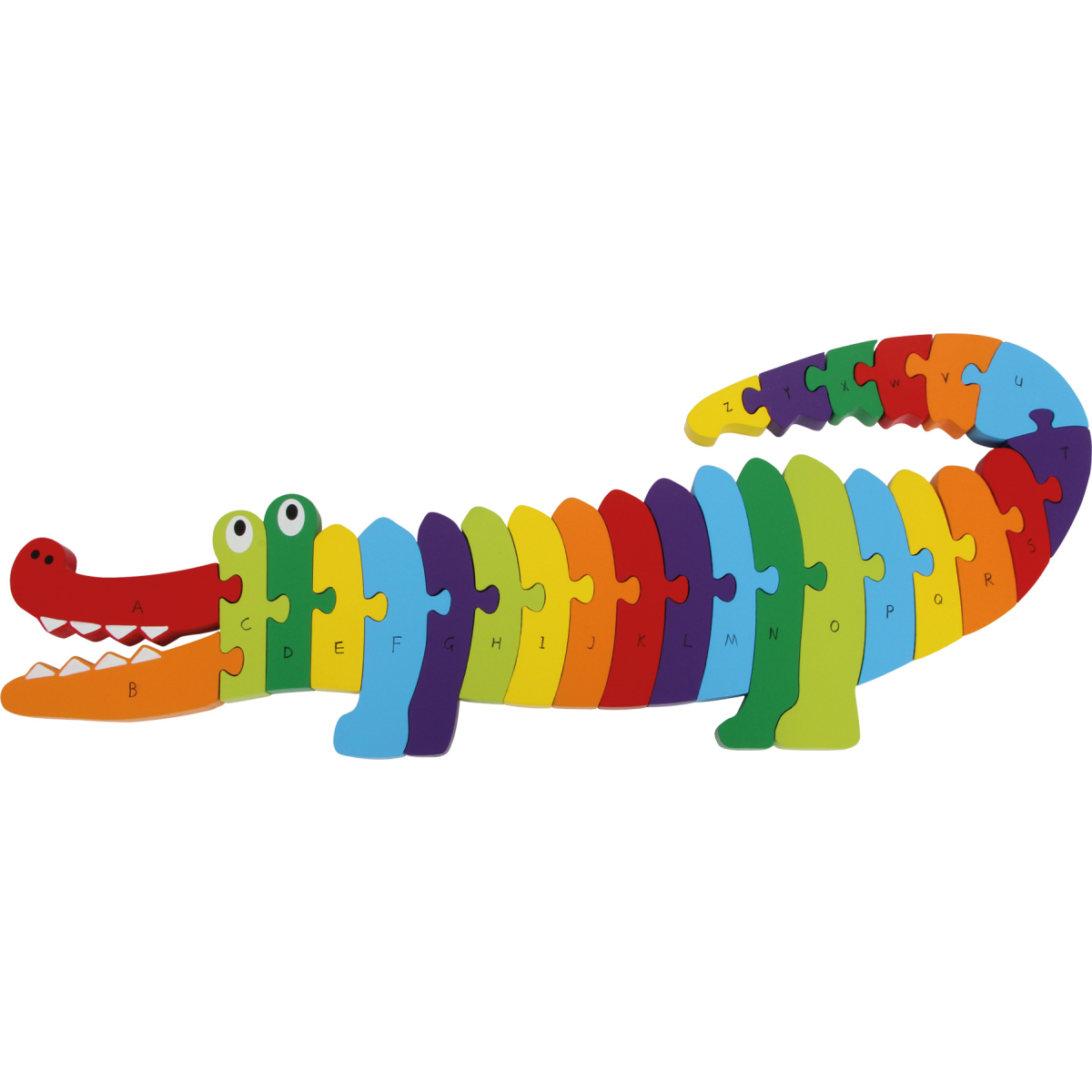 Puzzle Crocodile Abc