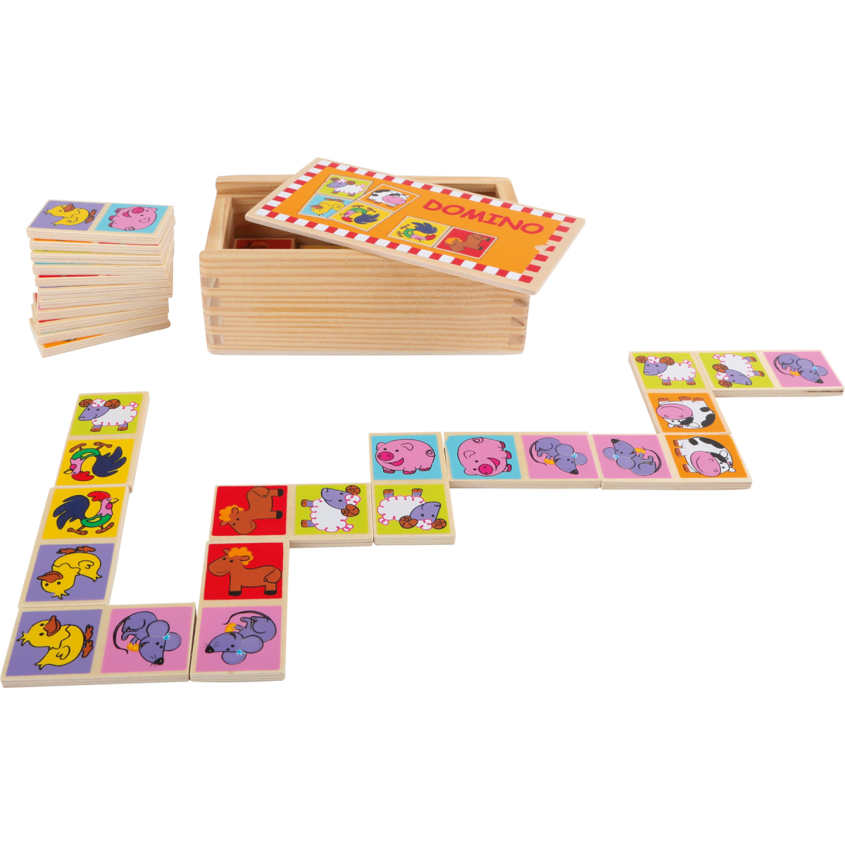 Domino Game Zoo Animals