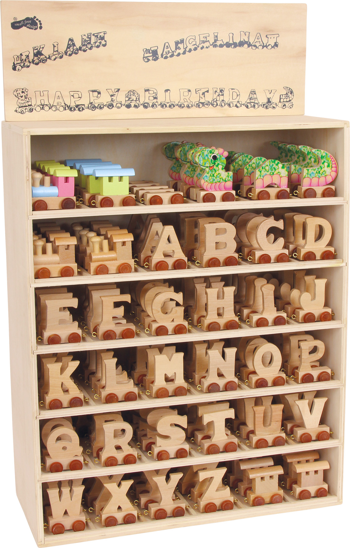 LETTER TRAIN DISPLAY