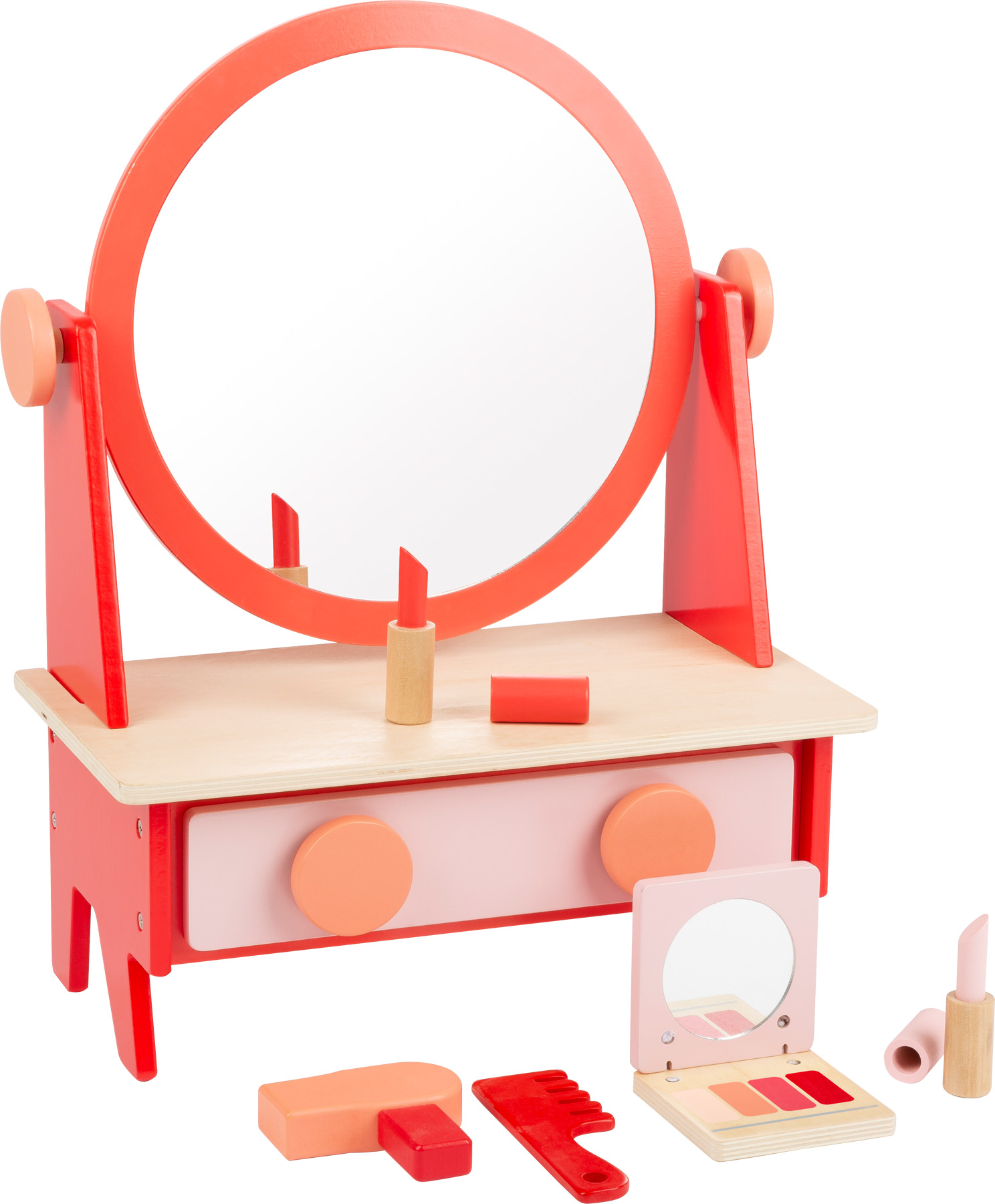 RETRO MAKE UP TABLE WITH MIRROR