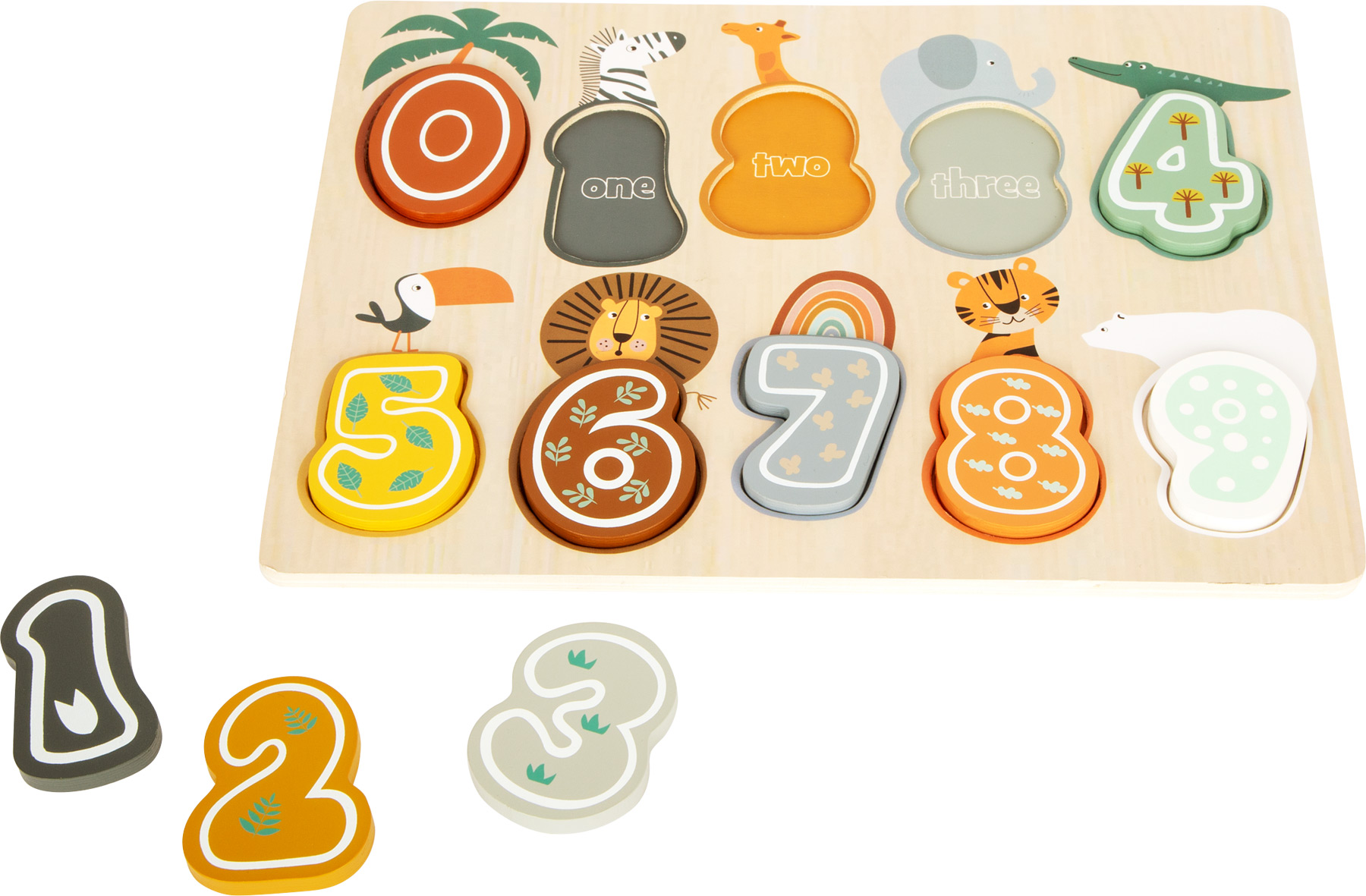 Numbers Puzzle "Safari"
