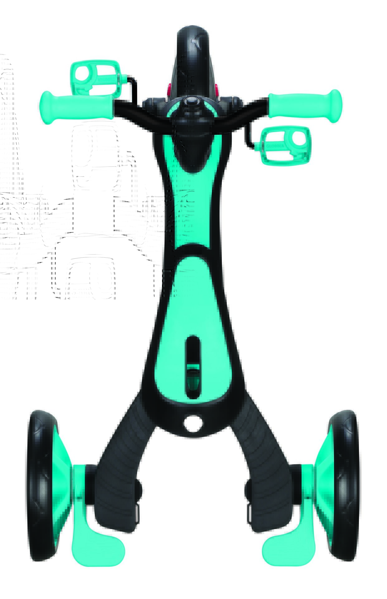 TRIKE EXPLORER 4 EN 1 Teal /Turquoise