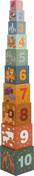 Stacking Cubes "Safari"