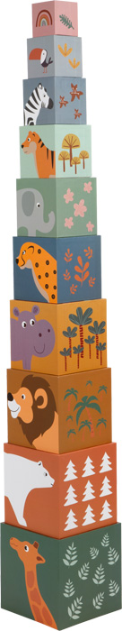 Stacking Cubes "Safari"