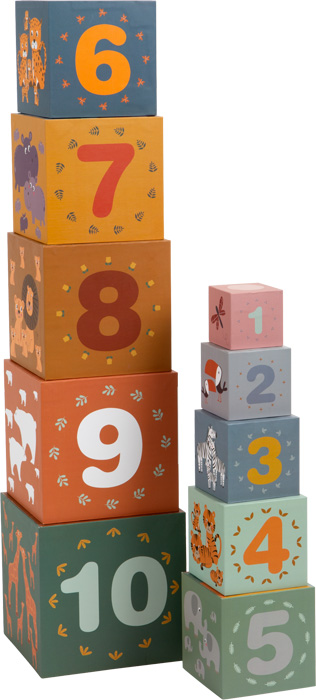 Stacking Cubes "Safari"