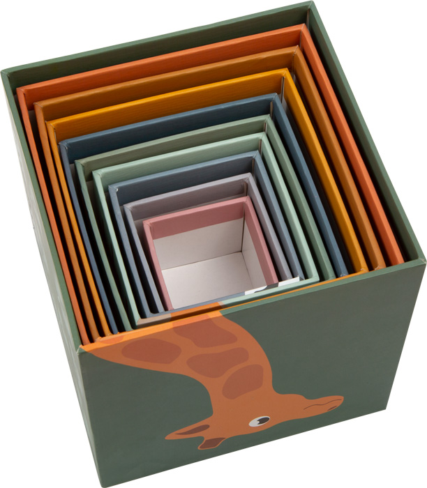 Stacking Cubes "Safari"
