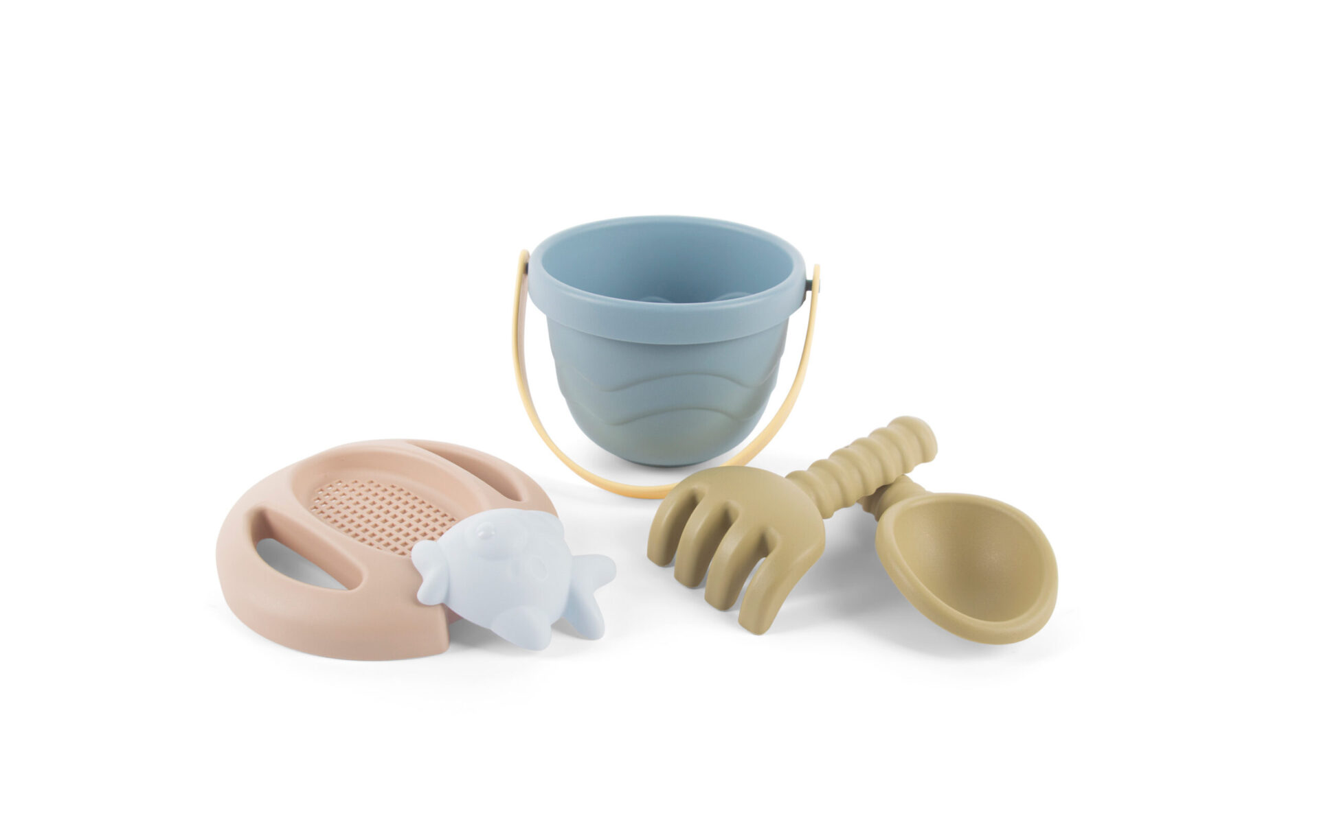 TINY BIO BUCKET SET  BLUE IN GIFT BOX 10+ MONTHS
