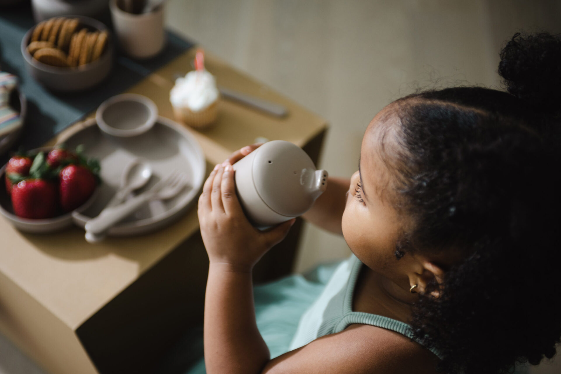 TINY BIOBASED DINNER GIFT SET - MOCCA