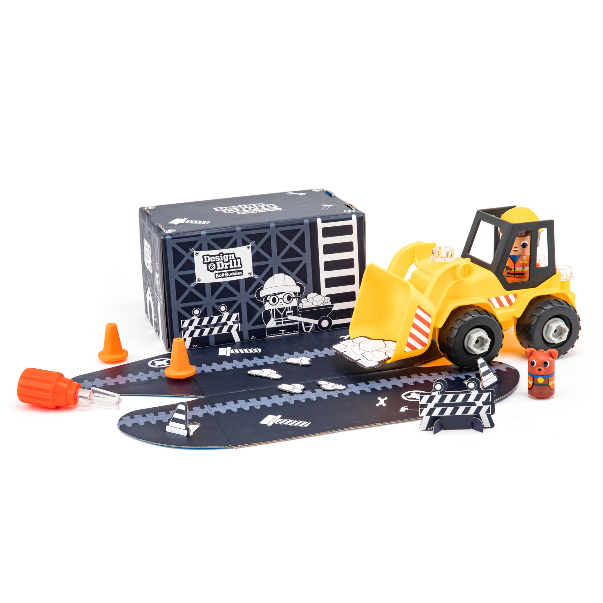 Design  Drill Bolt Buddies Bulldozer?