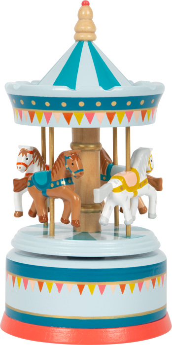 Musical Box Horse Carousel Circus