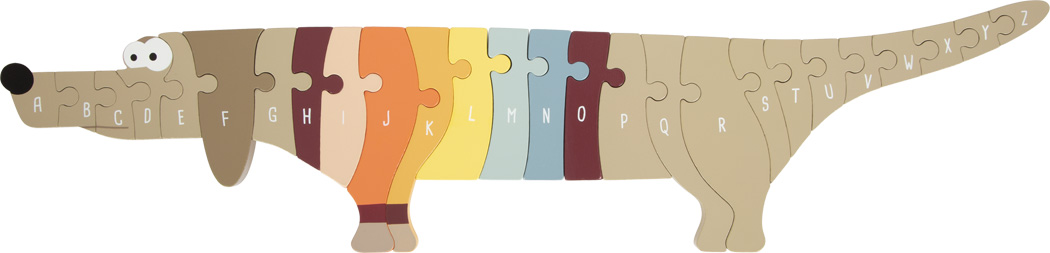 Letter Puzzle Dog