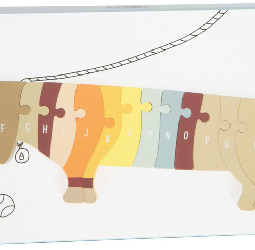 Letter Puzzle Dog