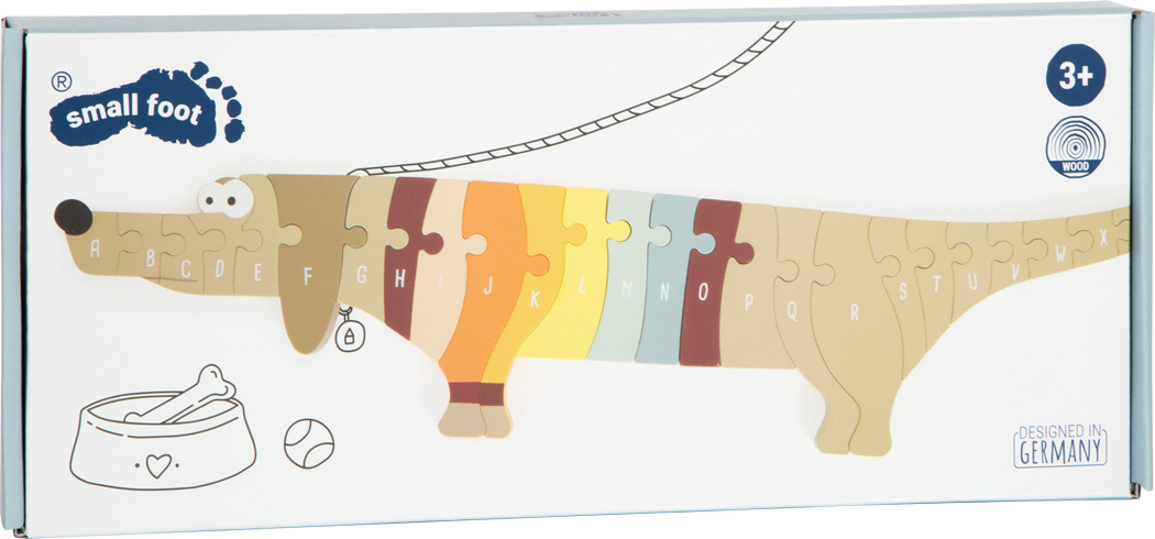 Letter Puzzle Dog