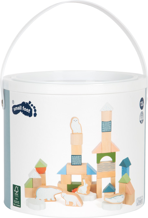 Wooden Building Blocks "Arctic"
