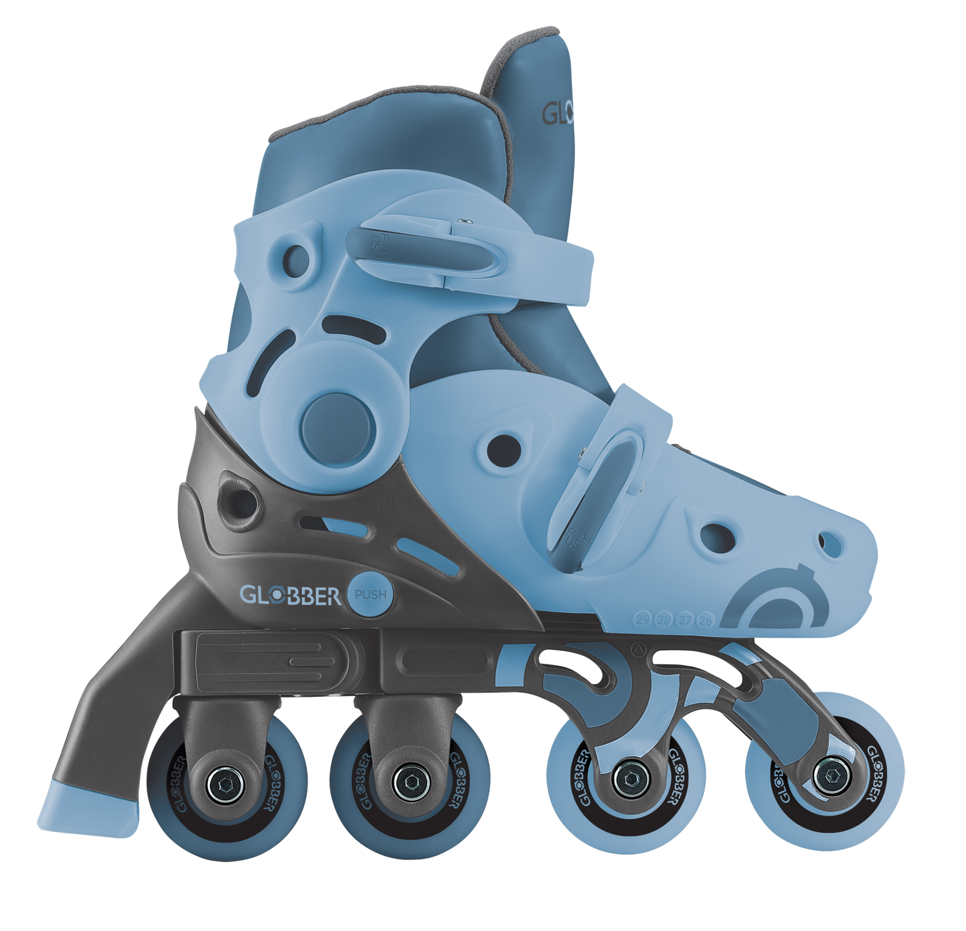 LEARNING INLINE SKATE 2 TO 1 Size from 30 to 33 Blue