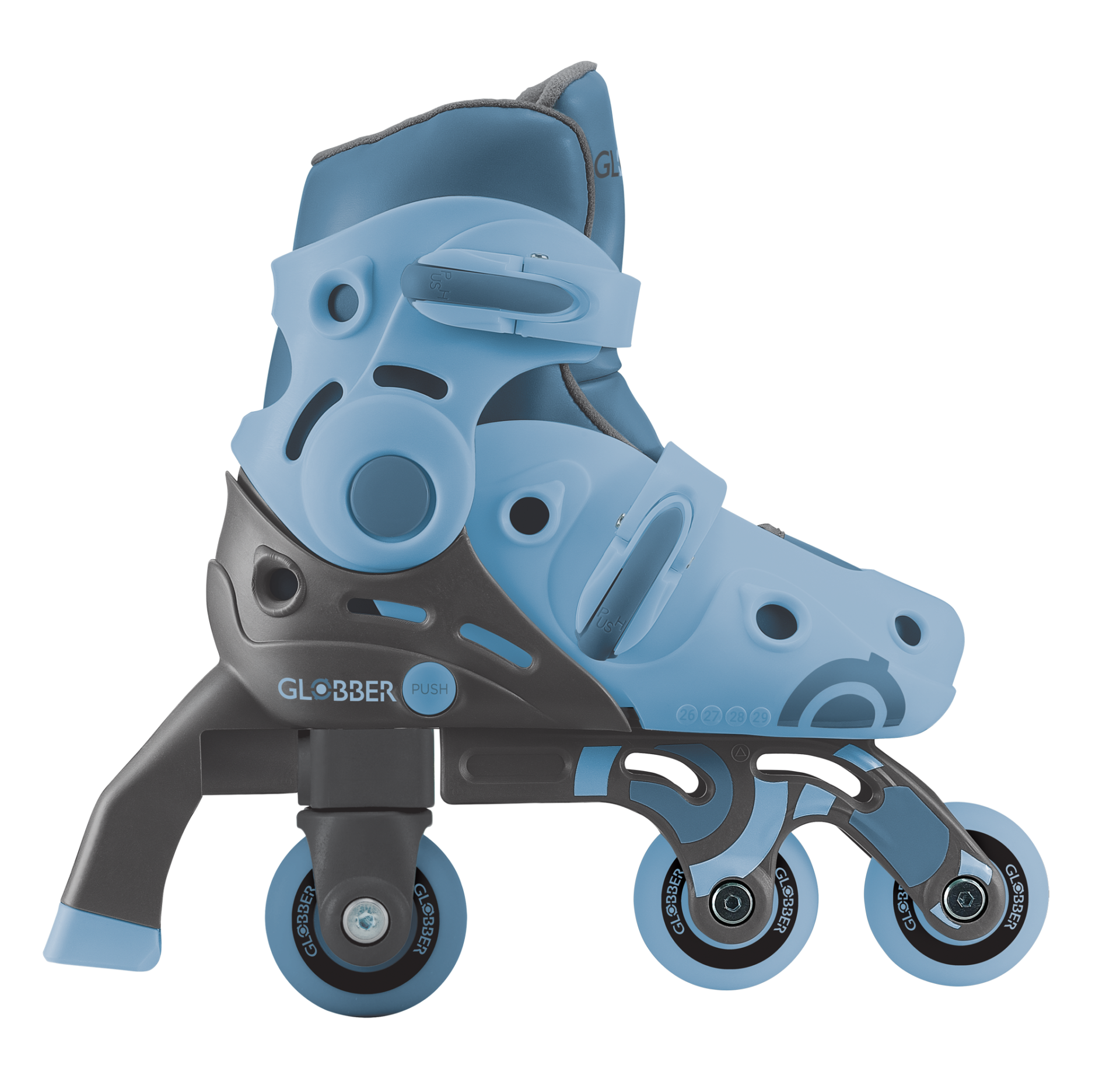 LEARNING INLINE SKATE 2 TO 1 Size from 30 to 33 Blue
