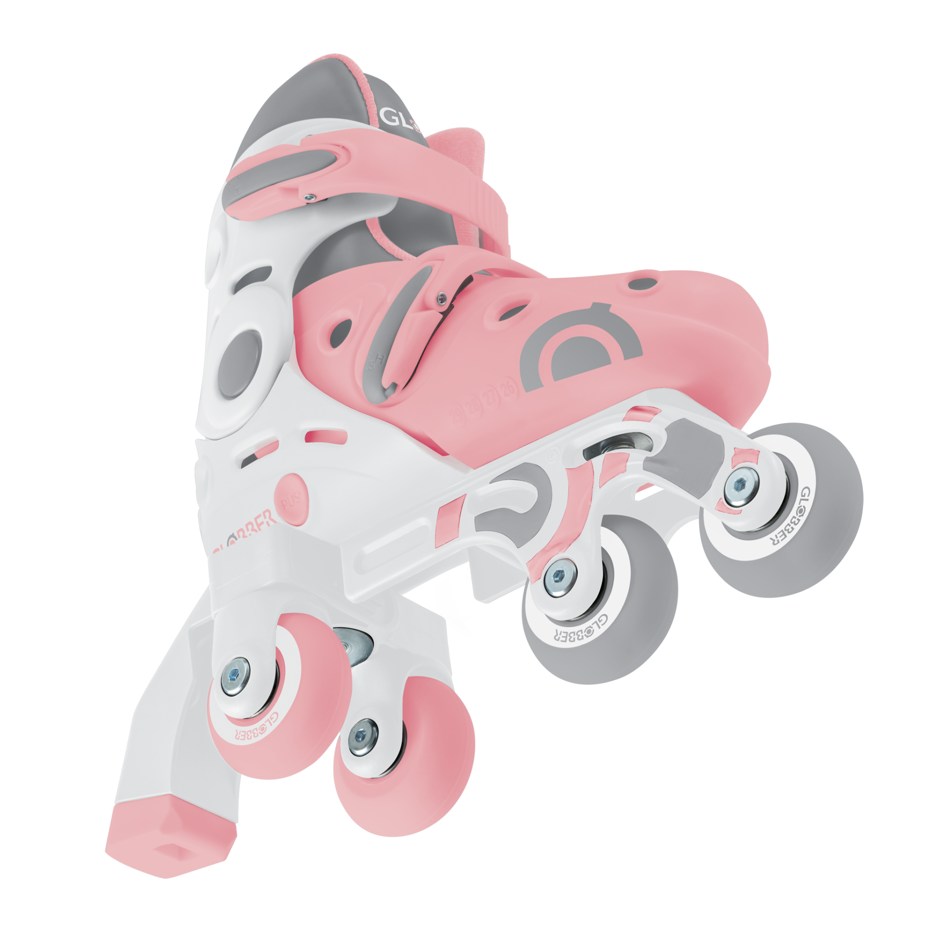 LEARNING INLINE SKATE 2 TO 1 Size from 26 to 29 Pink
