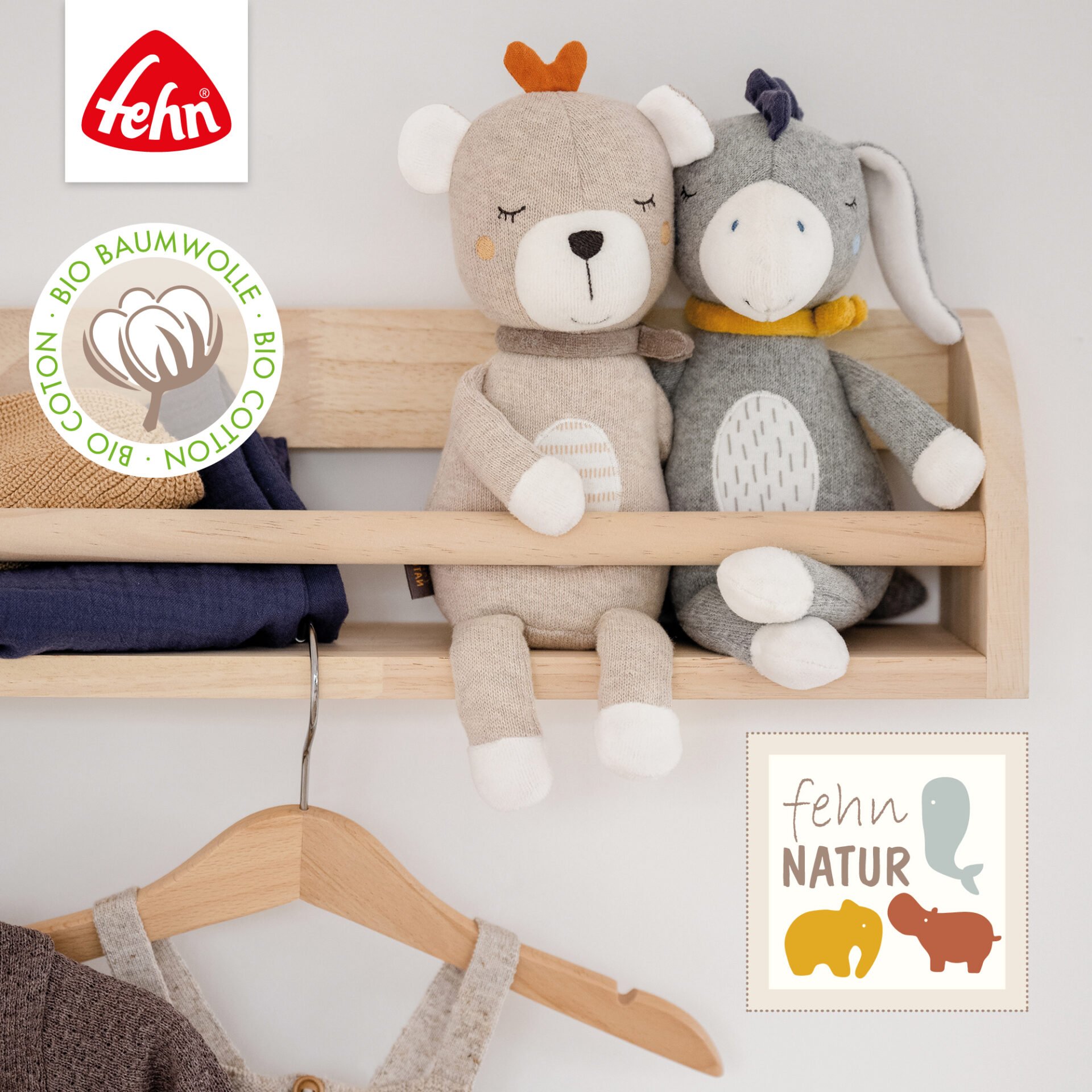 Wooden grabber teddy fehnNATUR