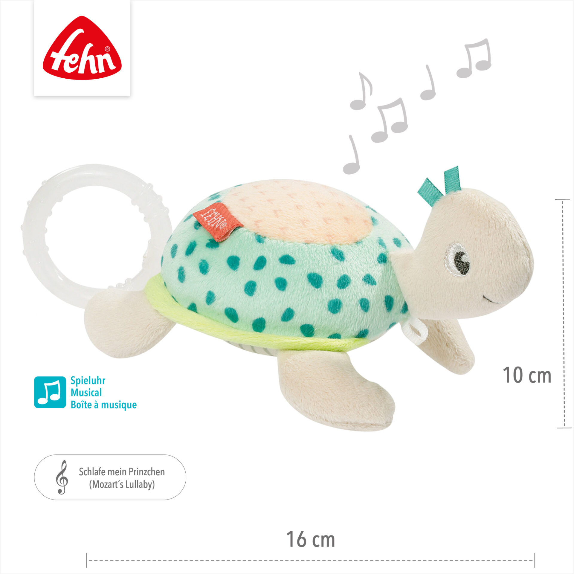 Mini musical turtle