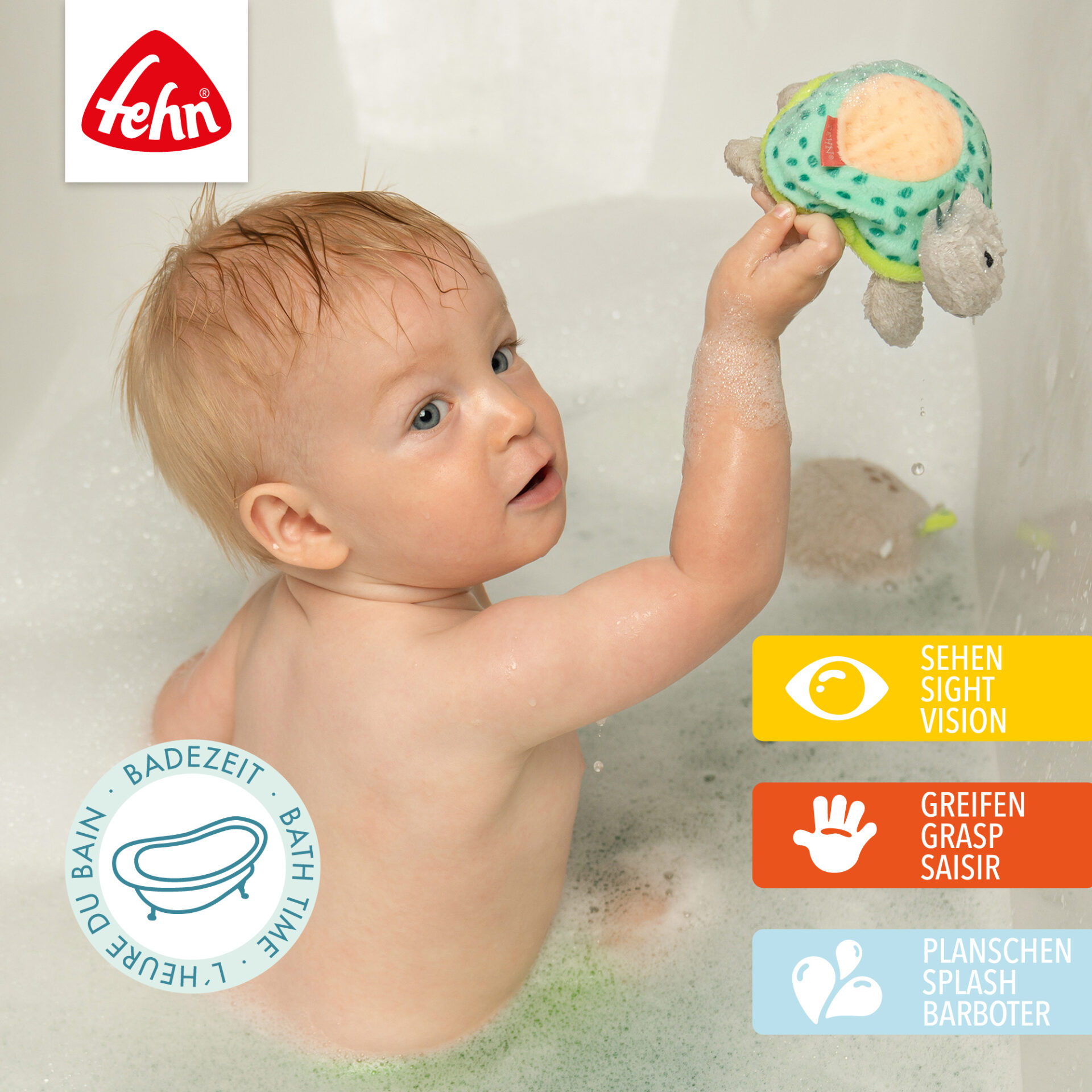 Bathing sponge turtle