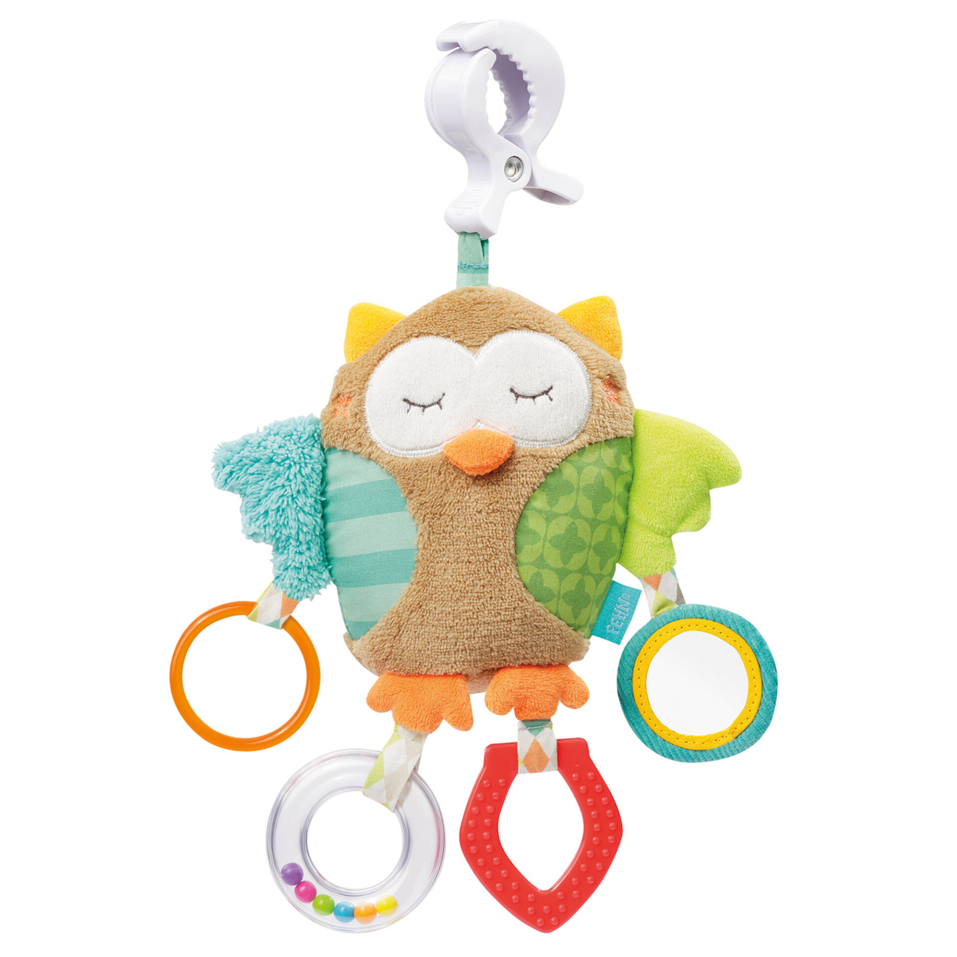 Activity owl with clamp