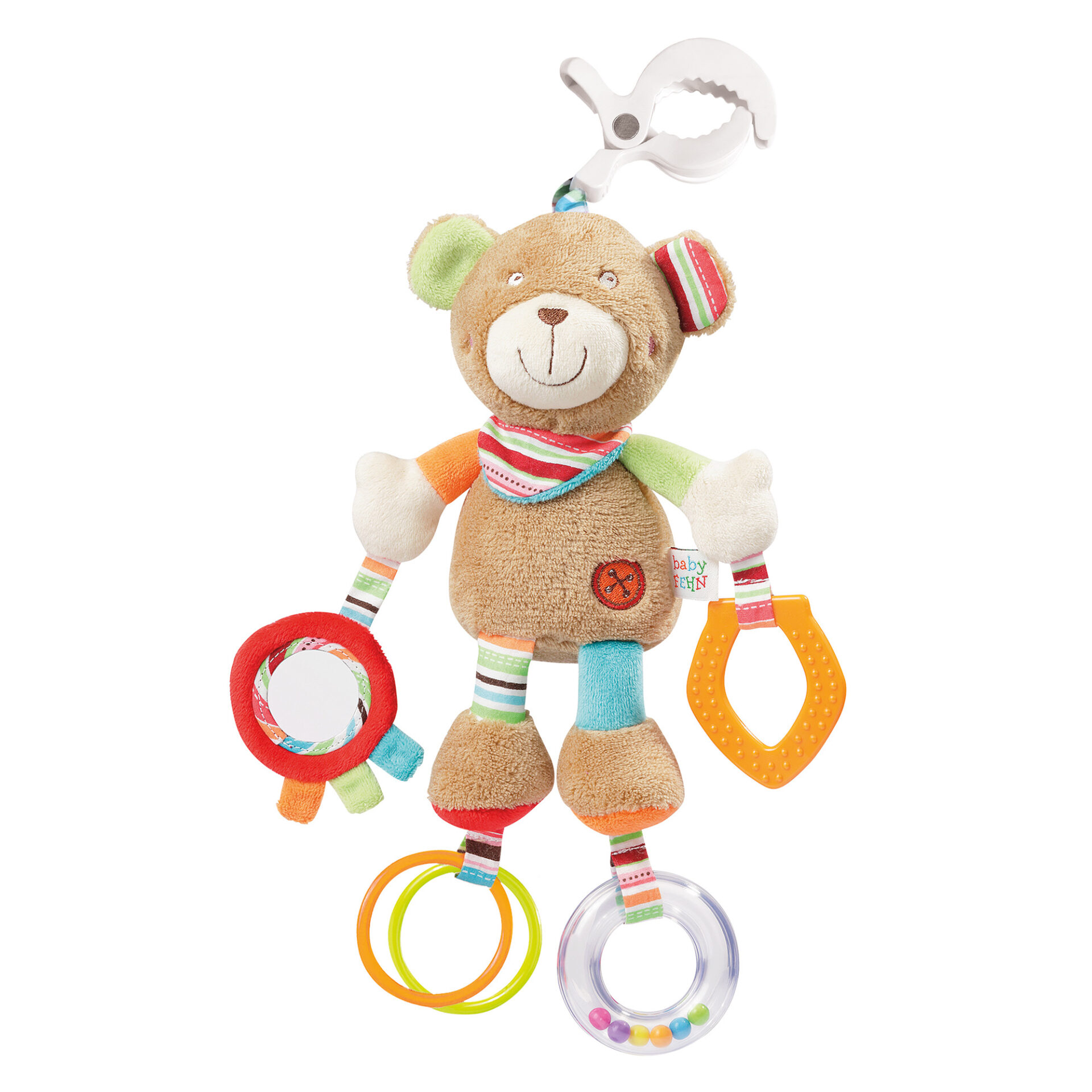Activity teddy with clamp