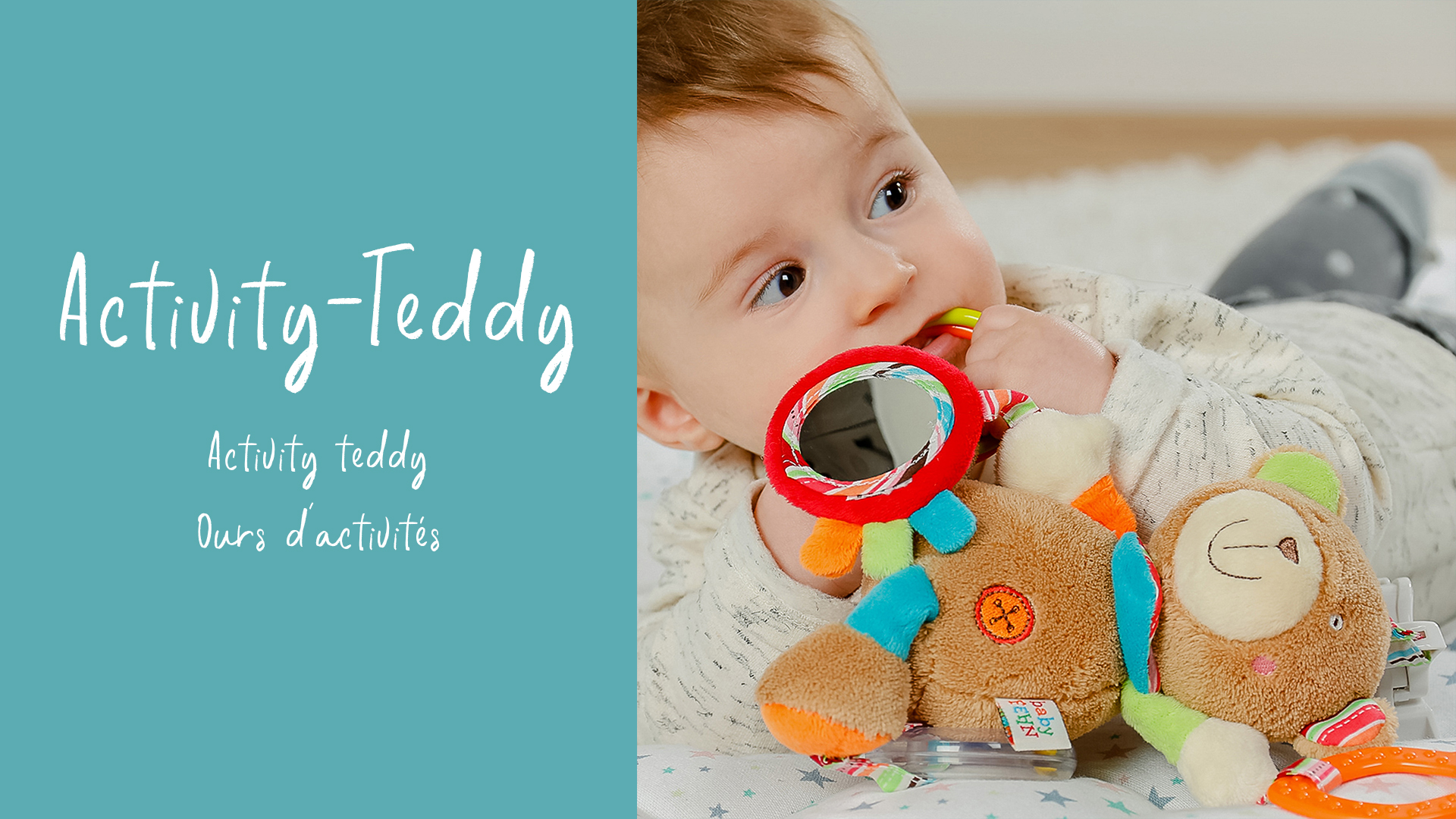 Activity teddy with clamp