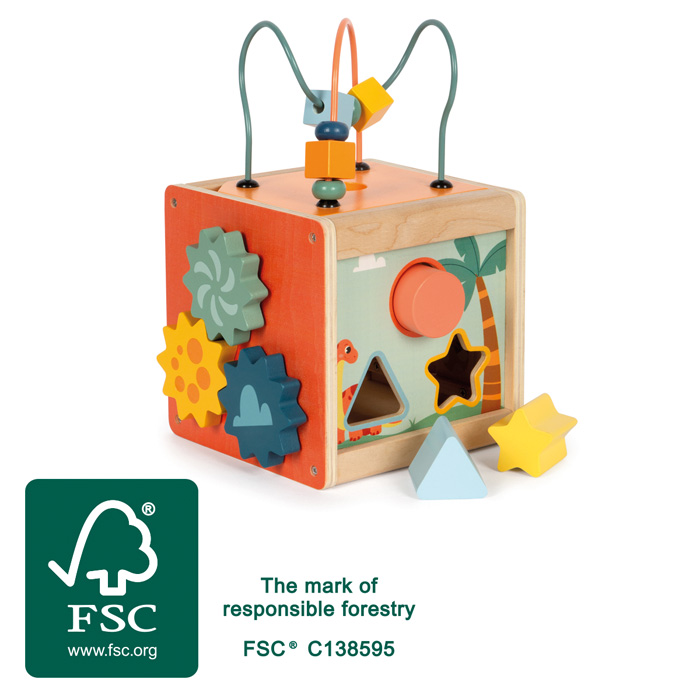 Motor Activity Cube "Dino"