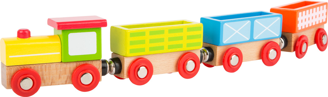 Wooden Toy Train "My Zoo"