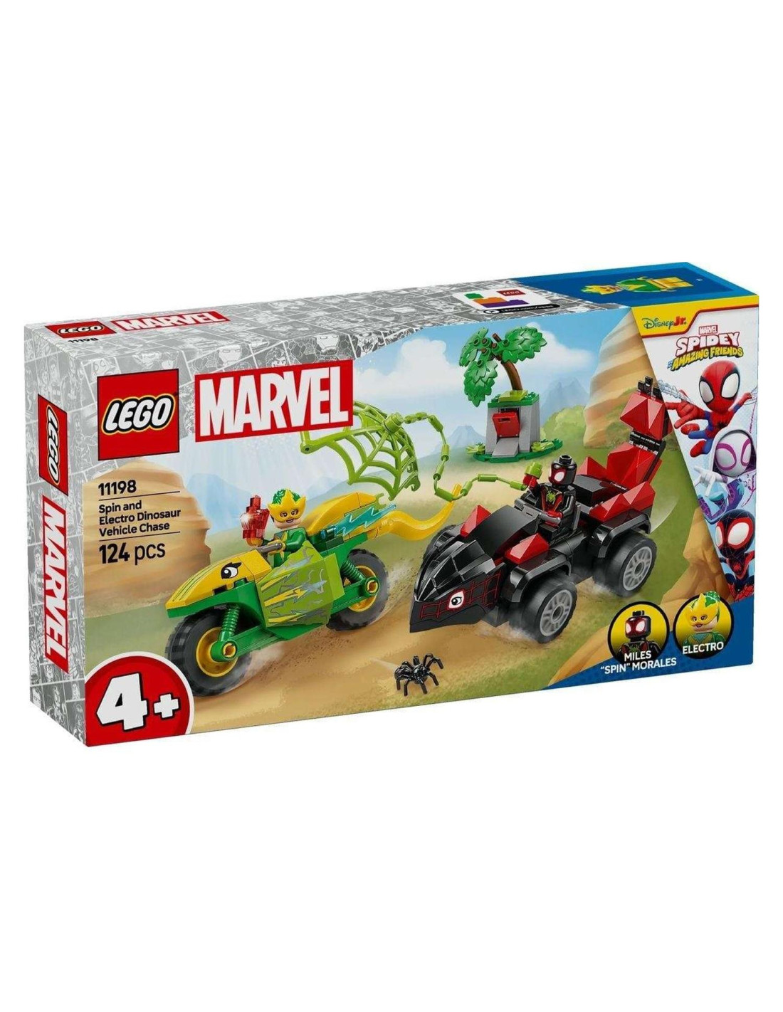 Spidey Inseguimento sui Dino Veicoli