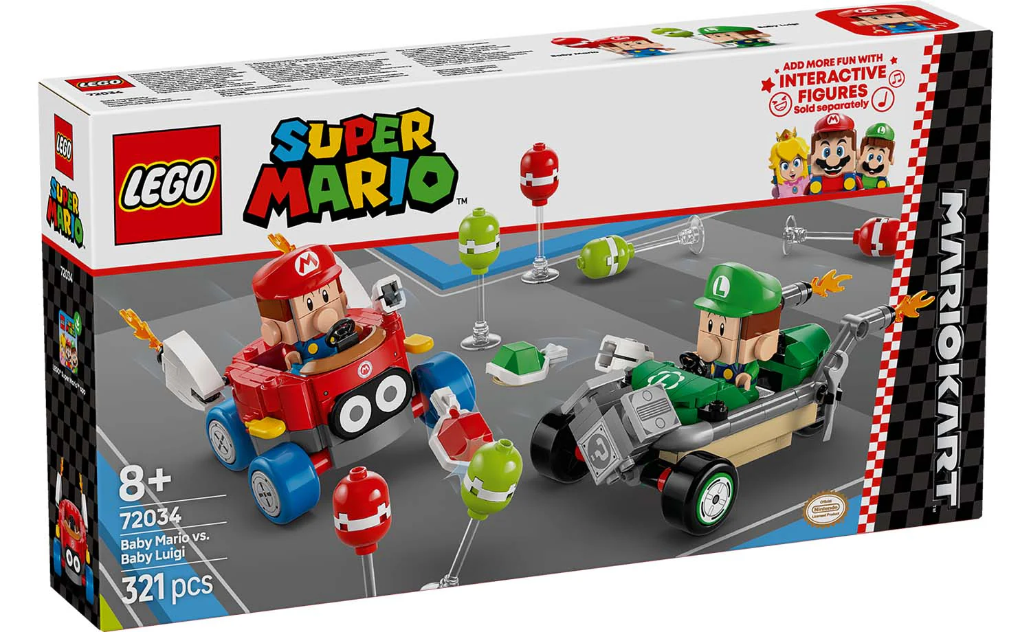 Super Mario Baby Mario vs Baby Luigi