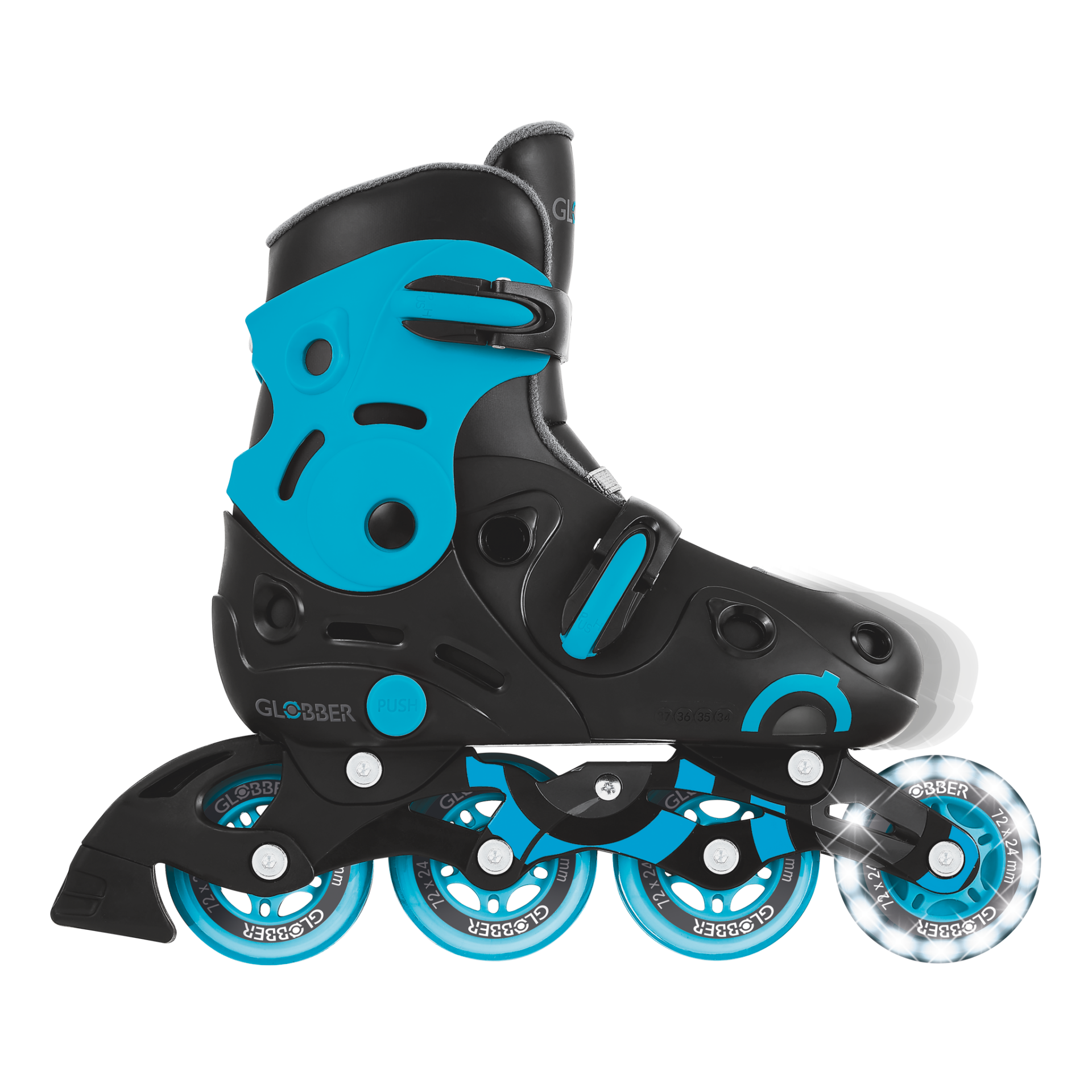 GO-SKATE INLINE SKATE Size from  34 to 37 Blue/Black