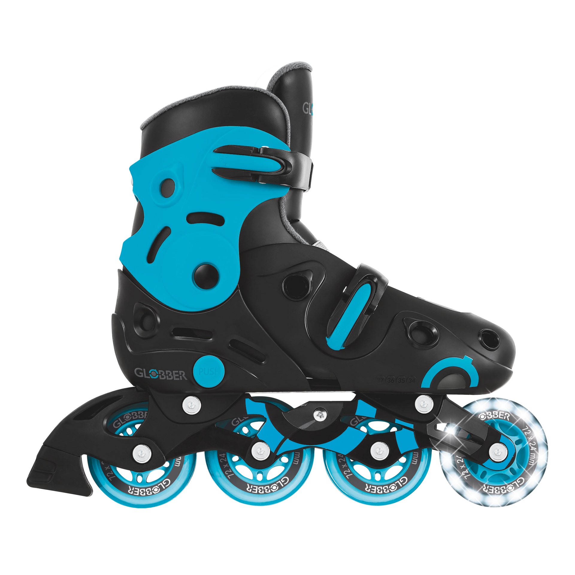 GO-SKATE INLINE SKATE Size from  34 to 37 Blue/Black