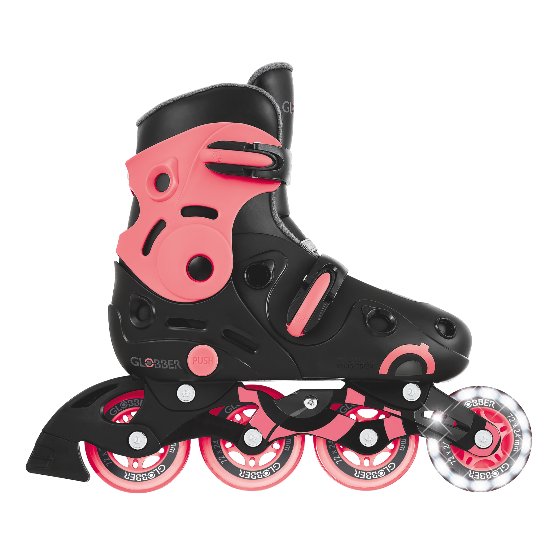 GO-SKATE INLINE SKATE Size from  34 to 37 Pink