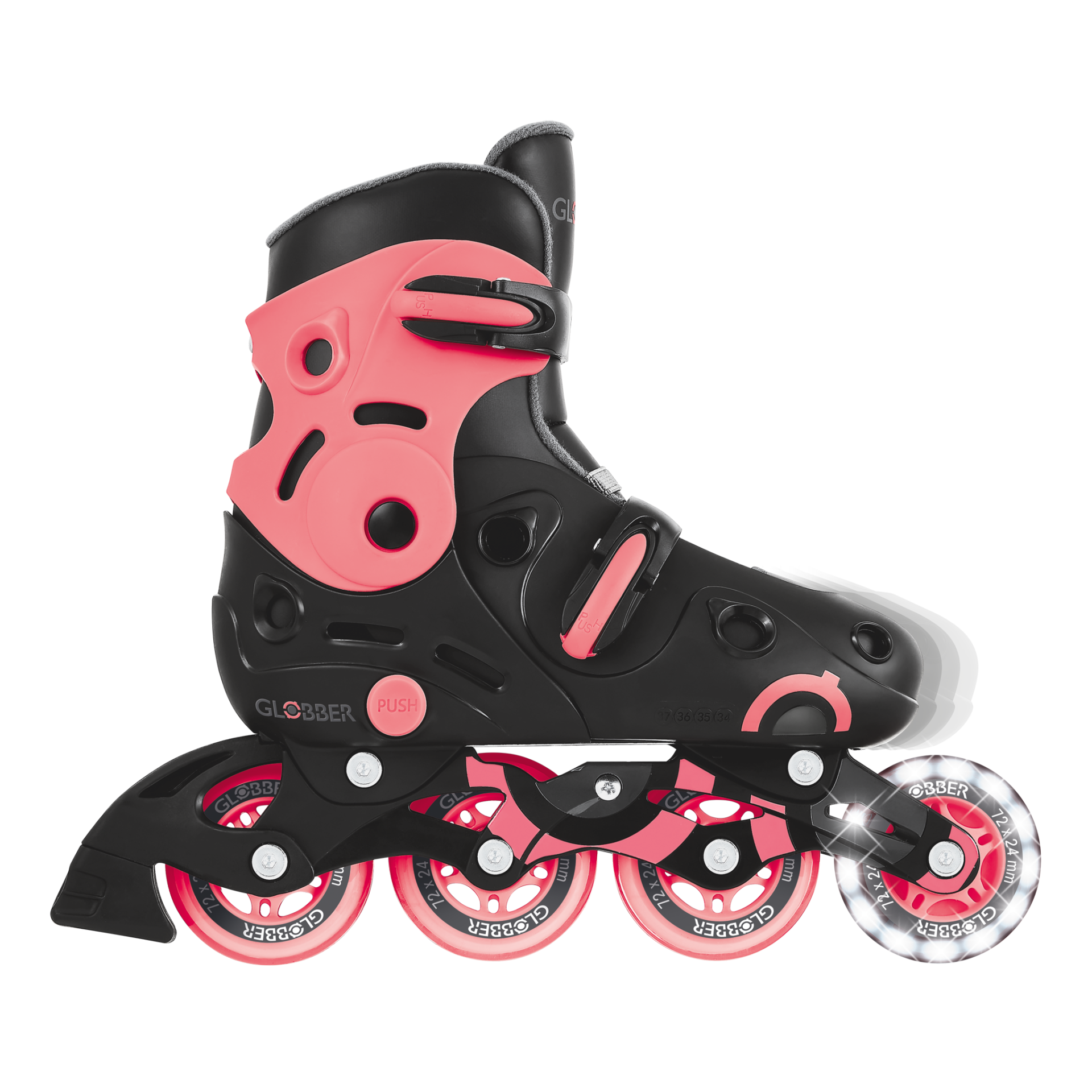 GO-SKATE INLINE SKATE Size from  34 to 37 Pink