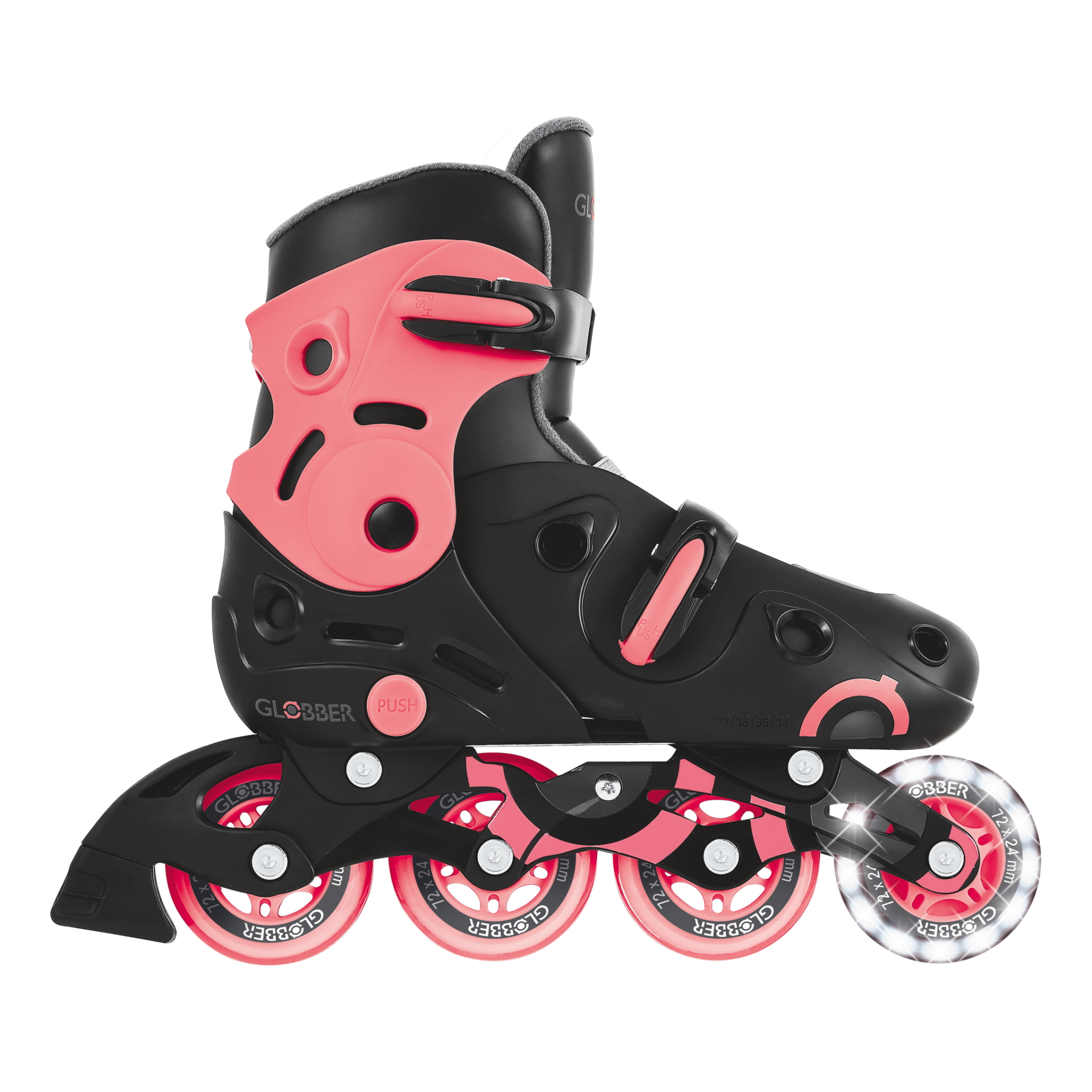 GO-SKATE INLINE SKATE Size from  34 to 37 Pink