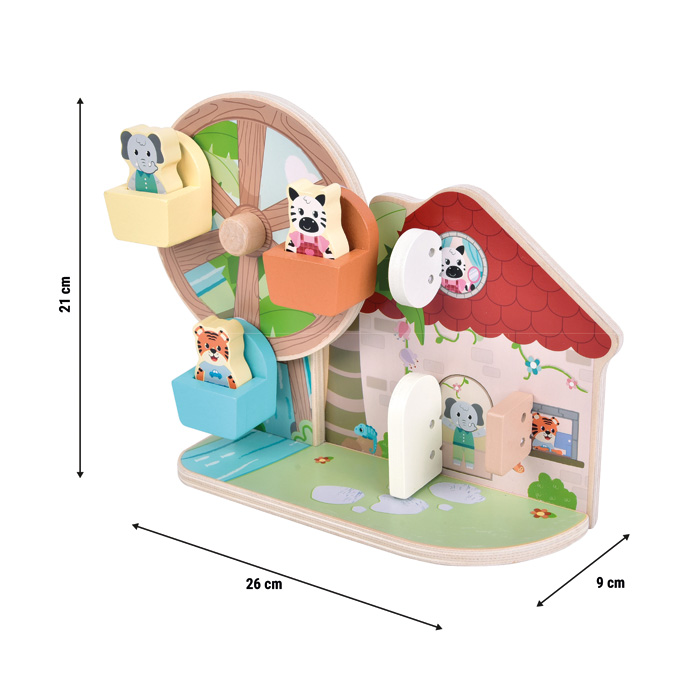 Ferris Wheel Motor Activity Toy "Jungle Friends"