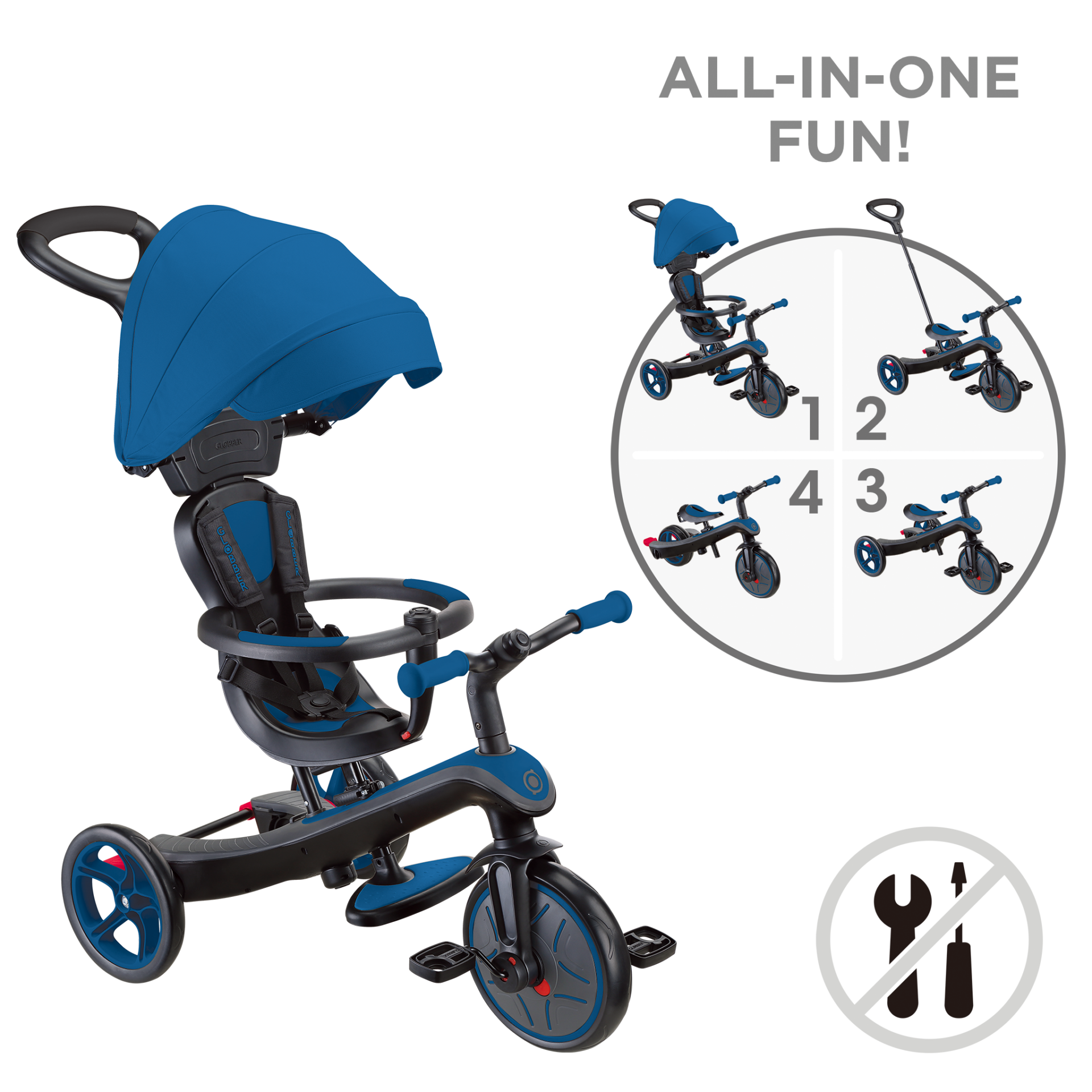 TRIKE EXPLORER V2 4 EN 1 Blue