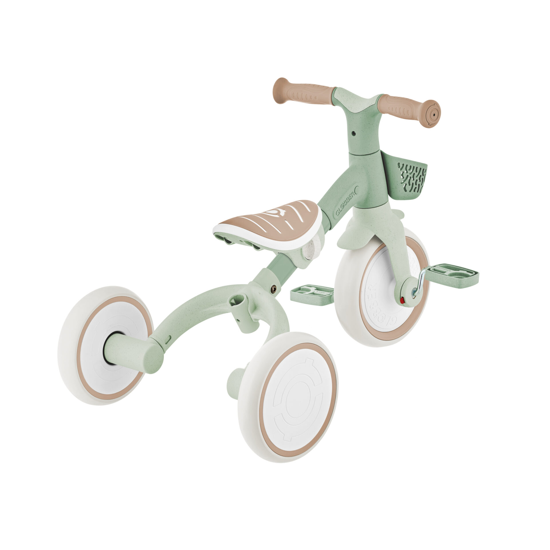 LEARNING TRIKE 3 EN 1 PLUS EVOLUTIF ECO LOGIC Pistachio