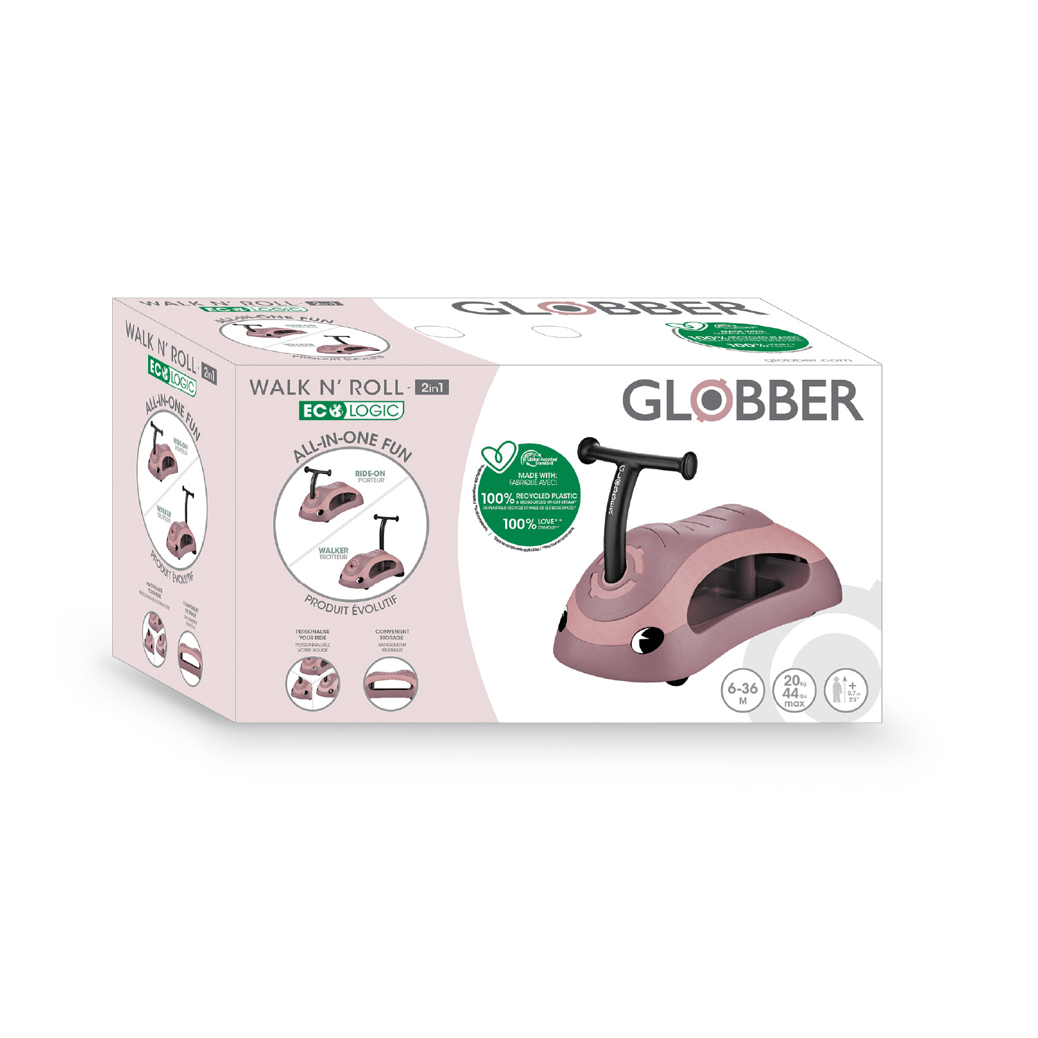 WALK N' ROLL 2 EN  1 ECO LOGIC Berry