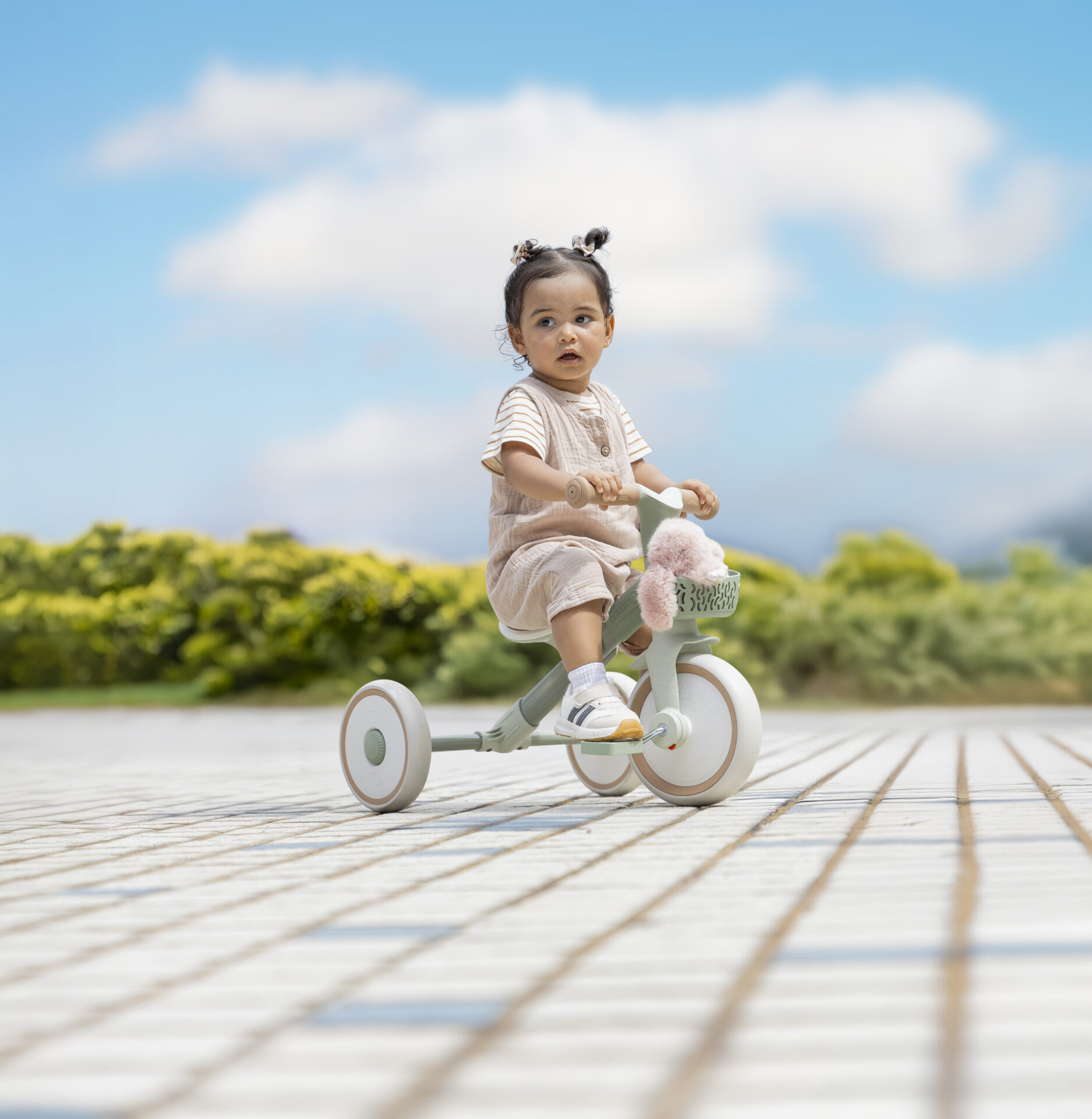 LEARNING TRIKE  2 EN 1 PLUS EVOLUTIF ECO LOGIC  Pistachio