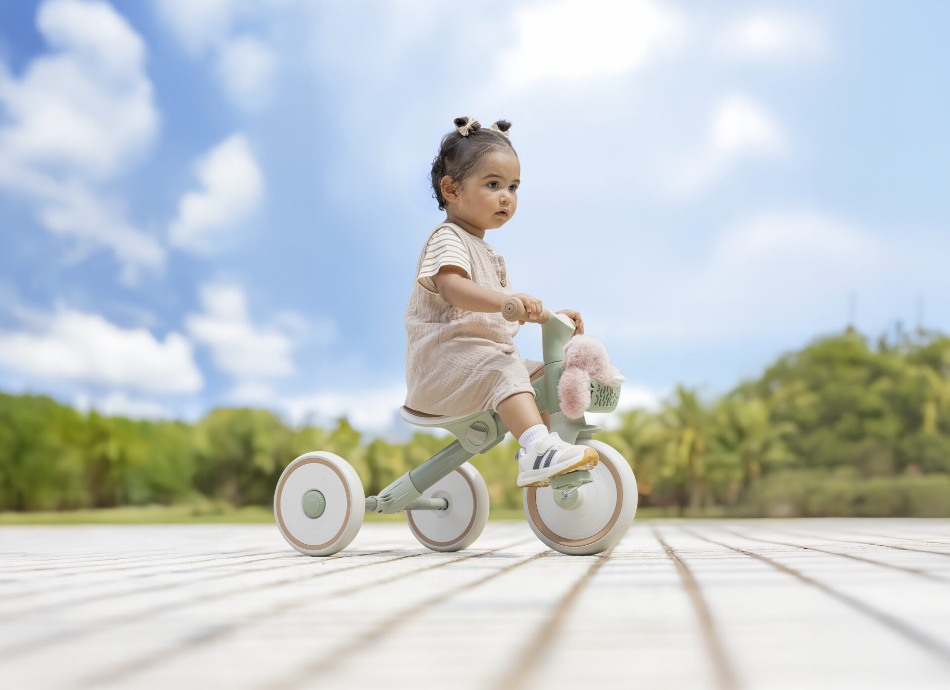 LEARNING TRIKE  2 EN 1 PLUS EVOLUTIF ECO LOGIC  Pistachio