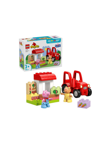 Peppa Pig Tractor and Duplo Market -