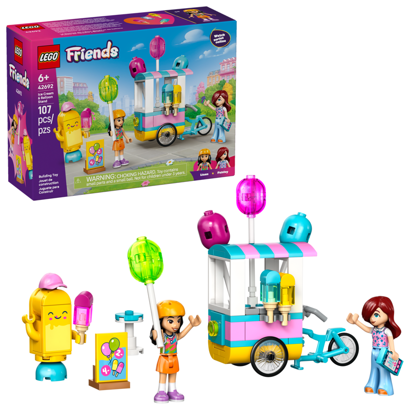 Friends Ice Cream Stand with Balloons -