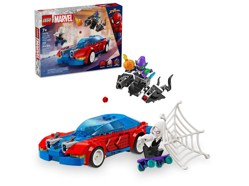 Spider-Man and Venom Goblin Racing Car -
