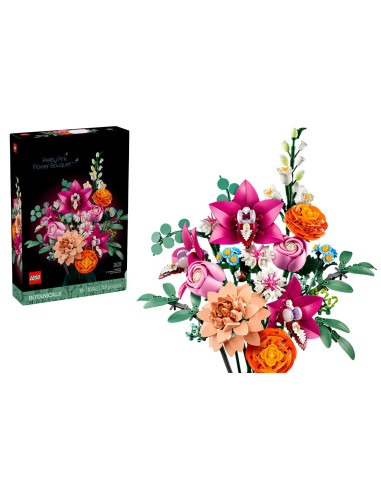Botanical Bouquet of Pink Flowers -
